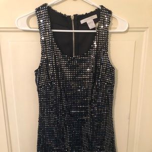 Charlotte Russe black sequin dress size medium